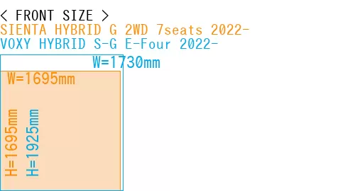 #SIENTA HYBRID G 2WD 7seats 2022- + VOXY HYBRID S-G E-Four 2022-